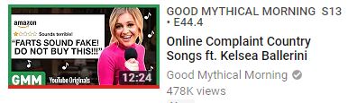 GMM and Kelsea Ballerini Online Complaints Country Songs
